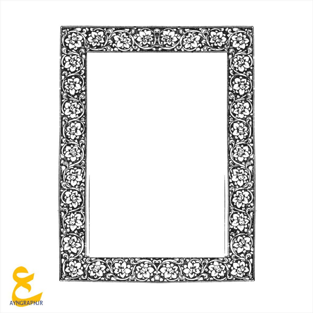 وکتور قاب طرح سنگی - باکیفیت بالا